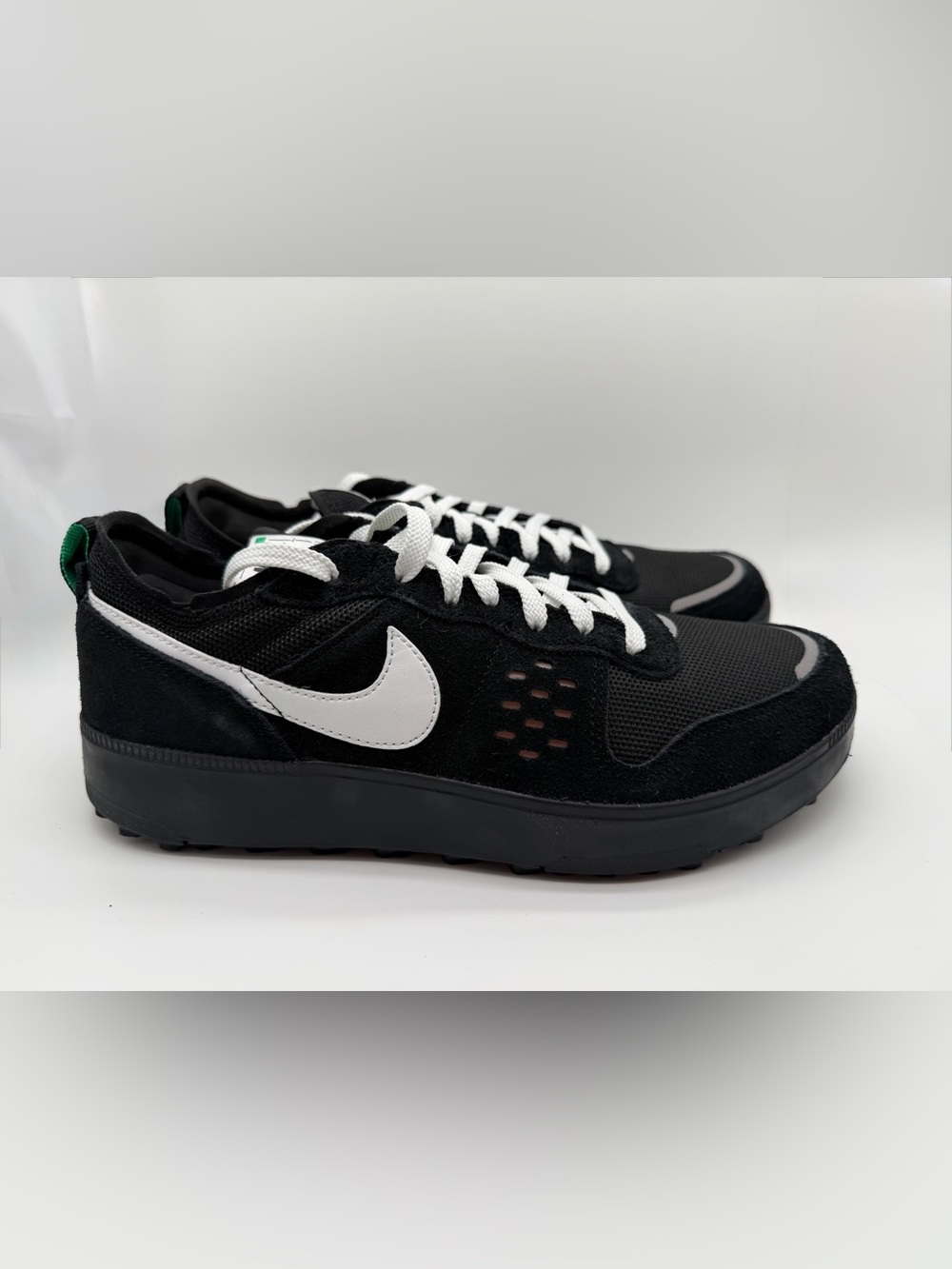 Nike C1TY “Street” Black Sneakers with White Swoosh
